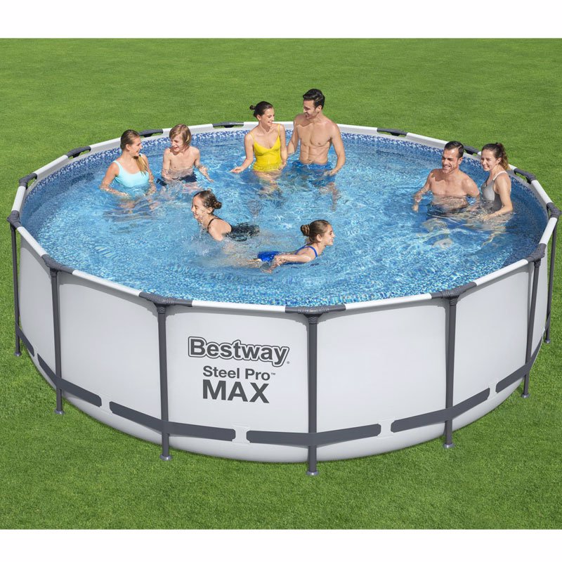 Круглый каркасный бассейн Bestway 56488 (457х107 см) Steel Pro Max Frame Pool