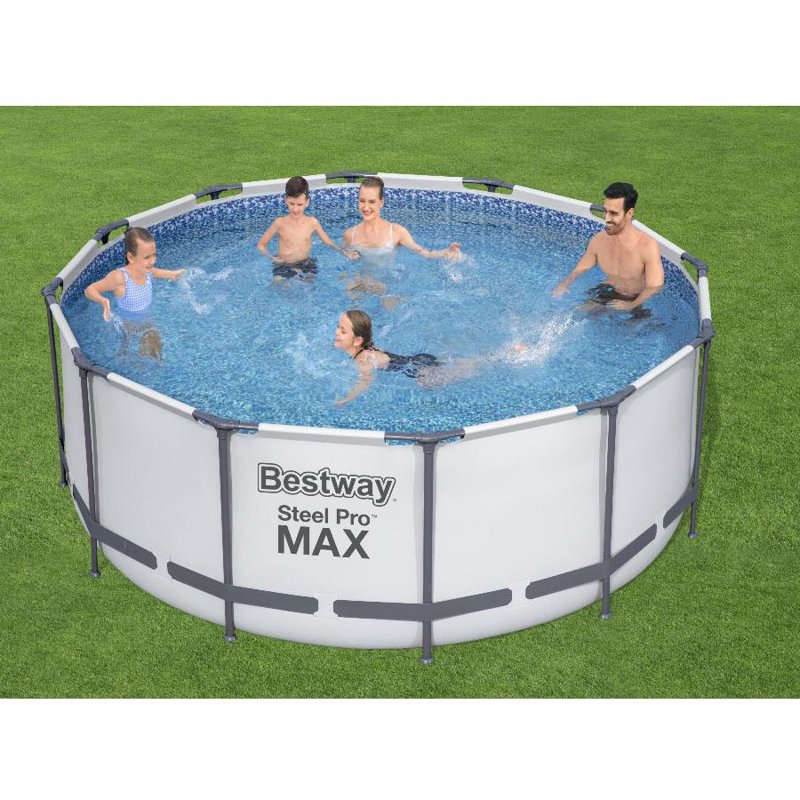 Круглый каркасный бассейн Bestway 56420 (366х122 см) Steel Pro
