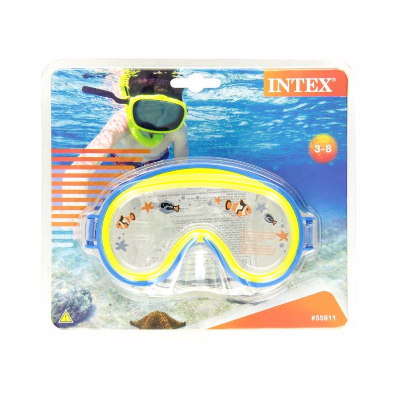 Детская маска для плавания Intex 55911 (Голубой)