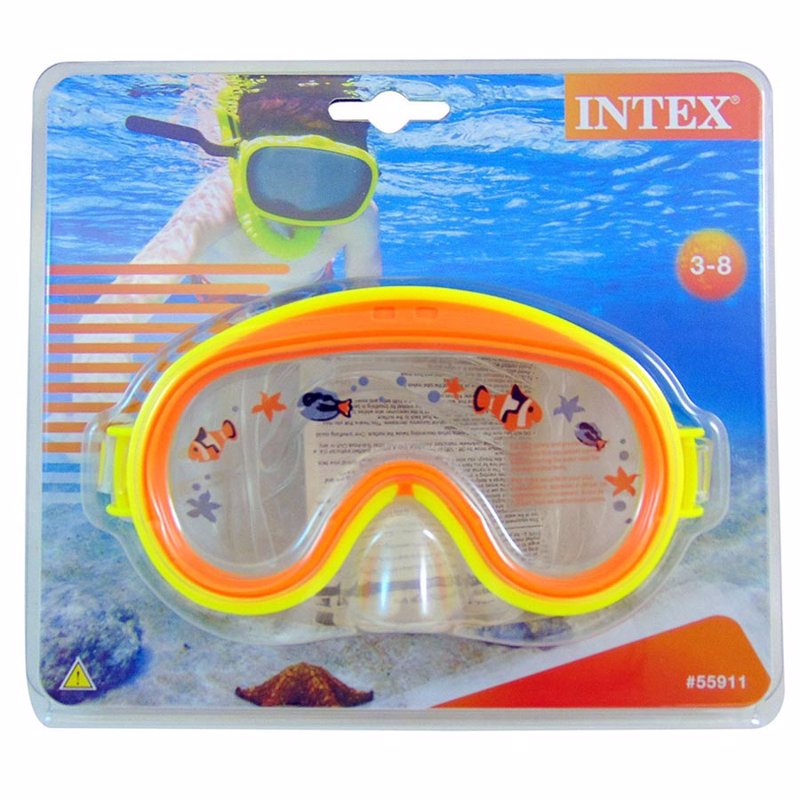 Детская маска для плавания Intex 55911 (Оранжевый)