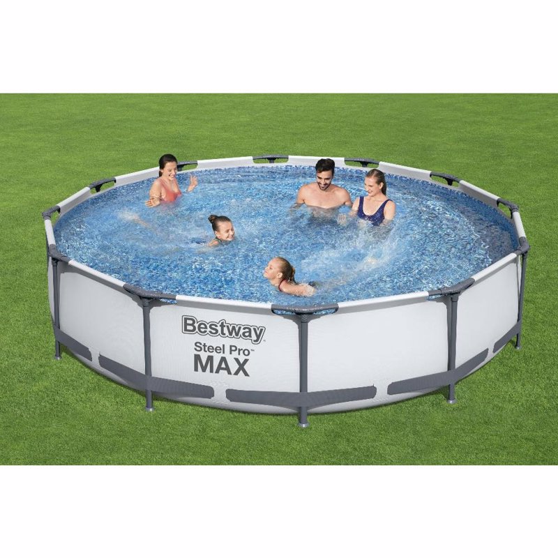 Круглый каркасный бассейн Bestway 56416 (366-76 см) Steel Pro Max
