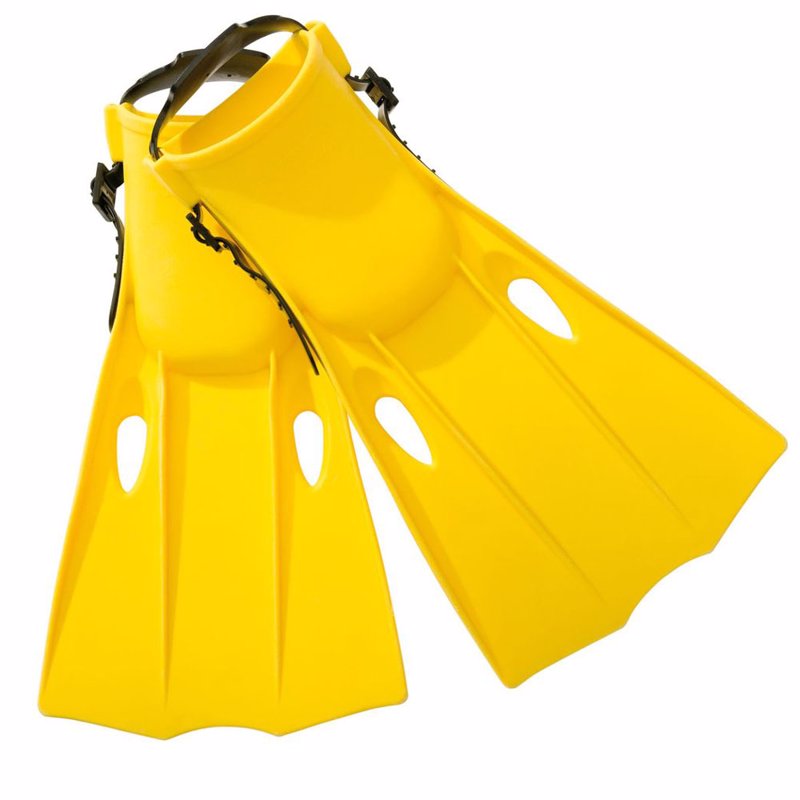 Детские ласты для плавания Intex 55937 (38-40) Medium Swim Fins (Желтый)