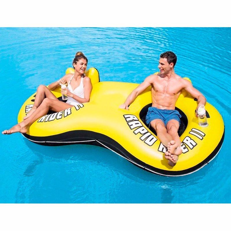 Пляжное надувное кресло Bestway 43113 (251-132 см) Быстрый спуск X2