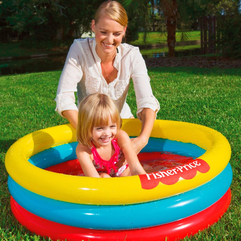 Детский надувной бассейн Bestway 93501 (91-25 см) Fisher Price