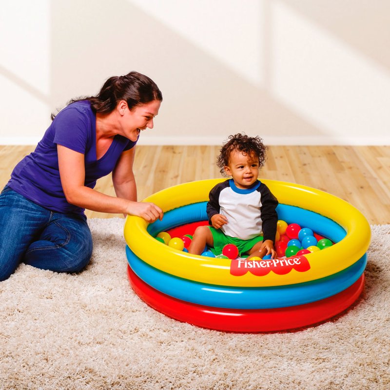 Детский надувной бассейн Bestway 93501 (91-25 см) Fisher Price