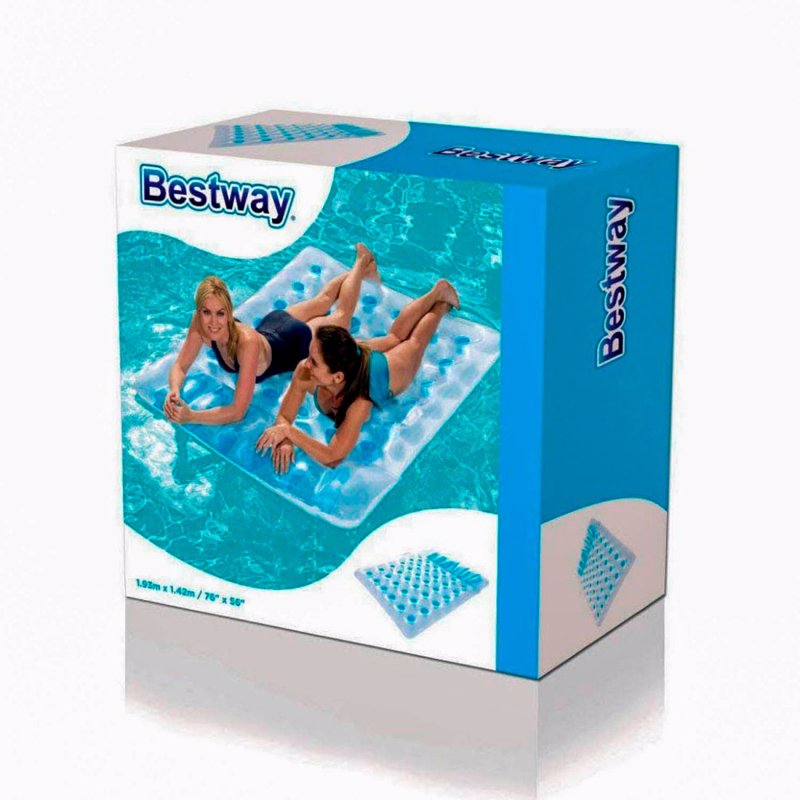 Пляжный надувной матрас Bestway 43055 (193-142 см)