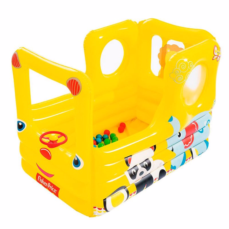 Детский надувной игровой центр-манеж Bestway 93506 (137 x 96 x 96 см) Вагончик