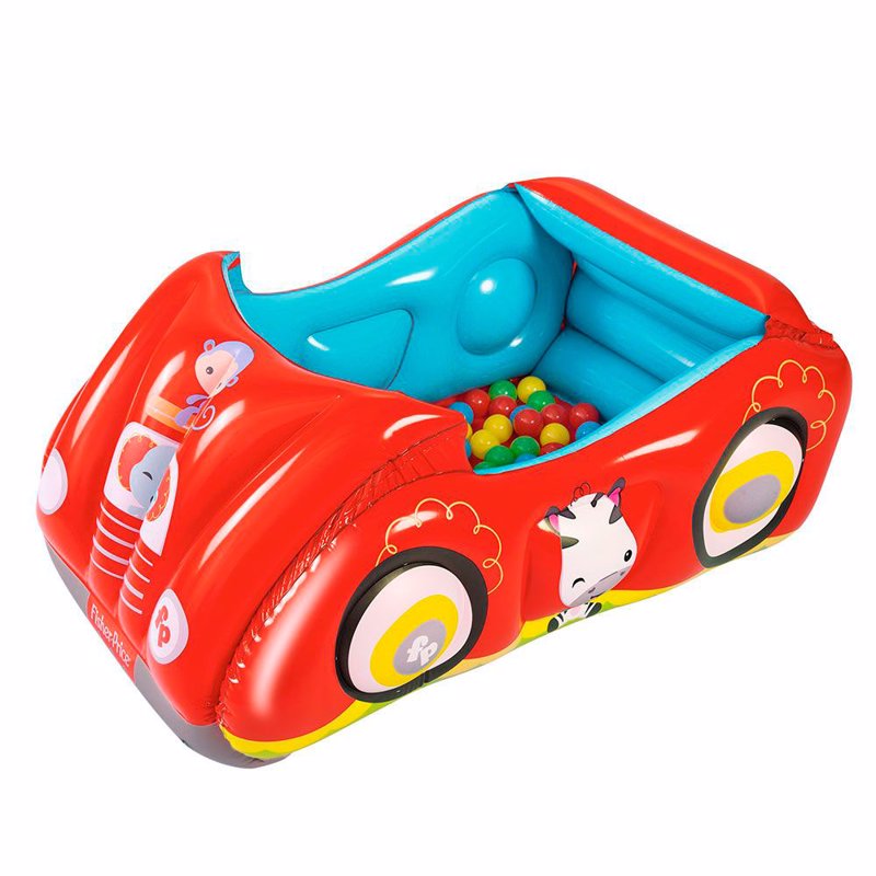 Детский надувной игровой центр-манеж Bestway 93520 (119 x 79 x 51 см) Машинка