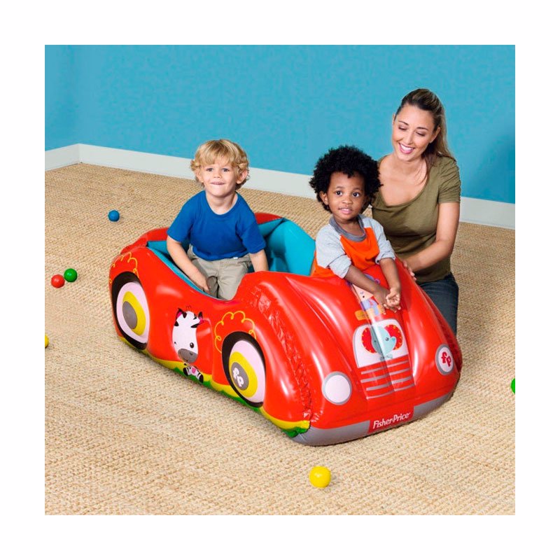 Детский надувной игровой центр-манеж Bestway 93520 (119 x 79 x 51 см) Машинка