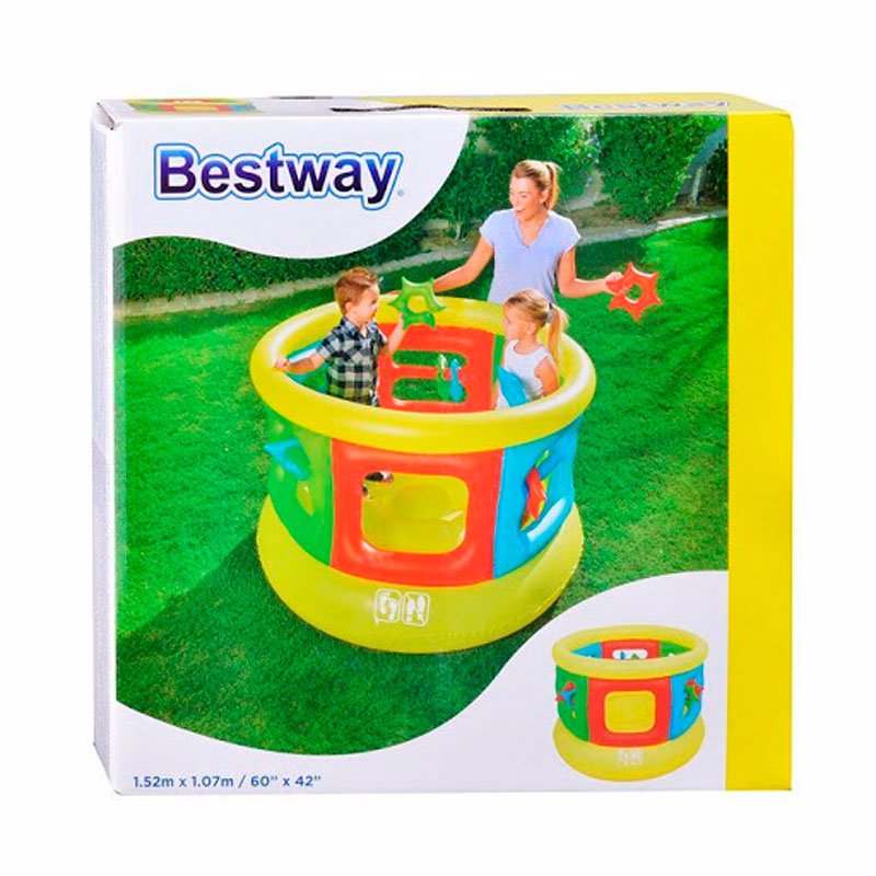 Надувной игровой центр-батут Bestway 52056 (152 x 107 см) Красочный