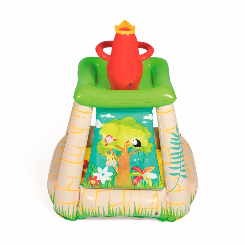 Детский надувной игровой центр-бассейн Bestway 52266 (89 x 86 x 107 см) Джунгли
