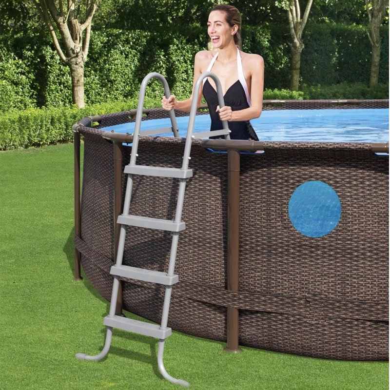 Круглый каркасный бассейн Bestway 56725 (488 x 122 см) Power Steel™ Swim Vista Series™