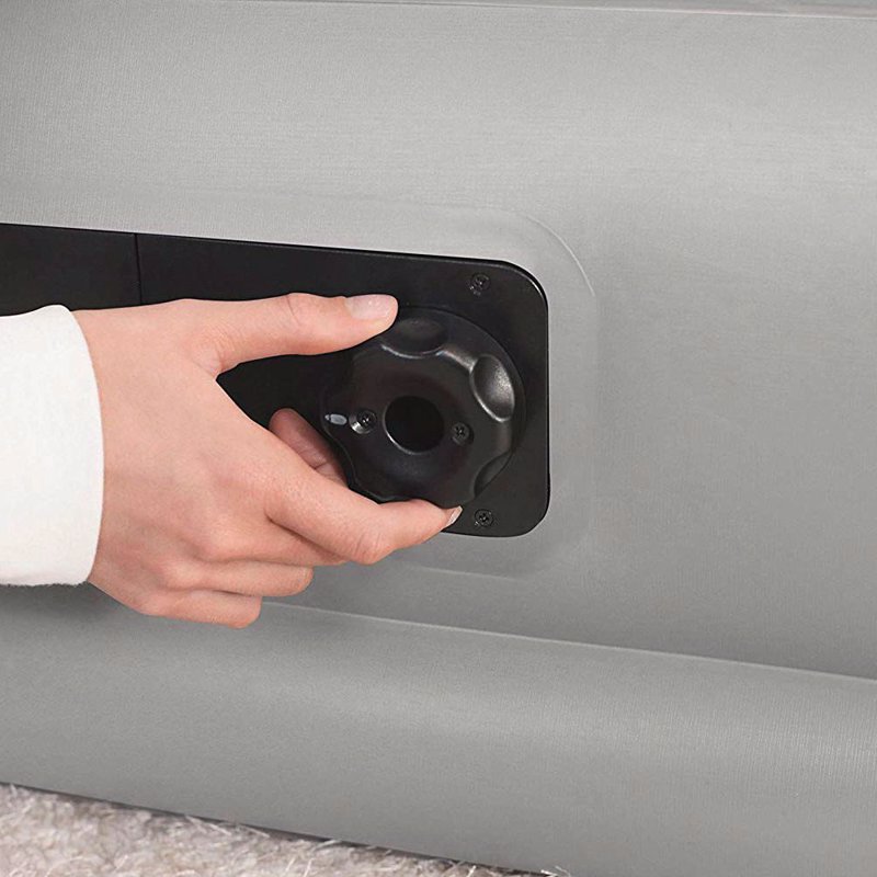 Двуспальная надувная кровать Bestway 67620 (233-196-80 см) Tritech + Встроенный электронасос 220В