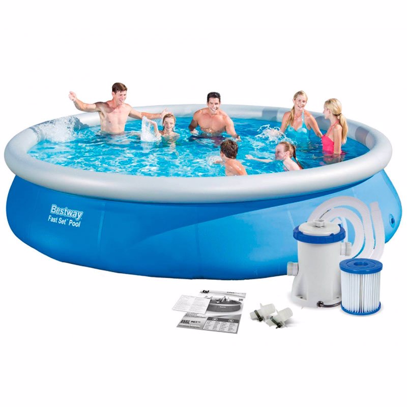 Надувной бассейн Bestway 57313 (457 x 84 см) Hydrium™