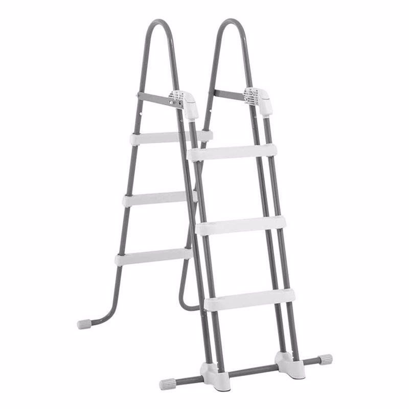 Прямоугольный каркасный бассейн Intex 26790 (400 x 200 x 122 см) Prism Frame (В комплекте картриджный фильтрующий насос, лестница)
