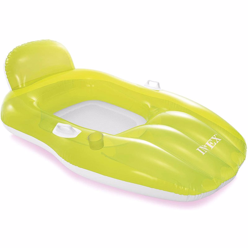 Надувное кресло-шезлонг Intex 56805 (163 x 104 см) Салатовый