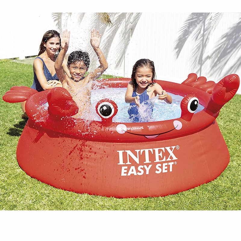 Круглый надувной бассейн Intex 26100 (183 x 51 см) Счастливый краб Easy Set