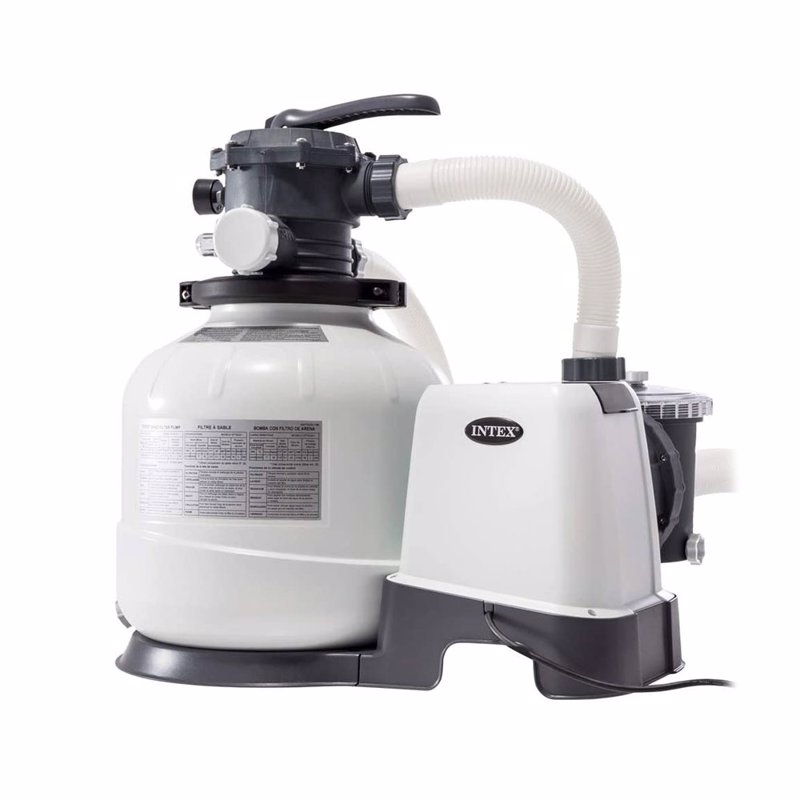 Песочный фильтрующий насос Intex 26648 (10500 л/час, 35 кг) Krystal Clear