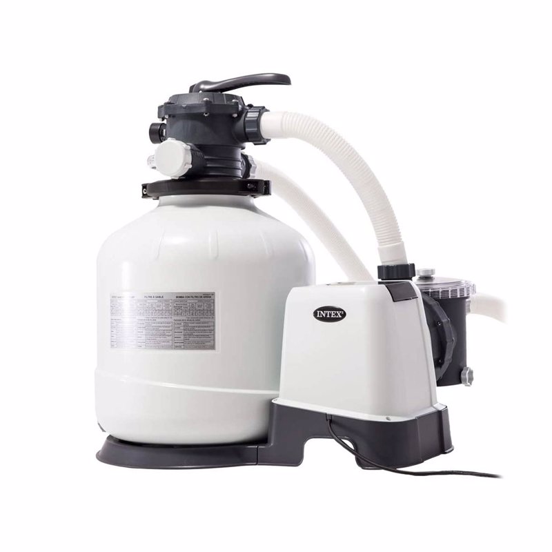 Песочный фильтрующий насос Intex 26652 (12000 л/час, 55 кг) Krystal Clear