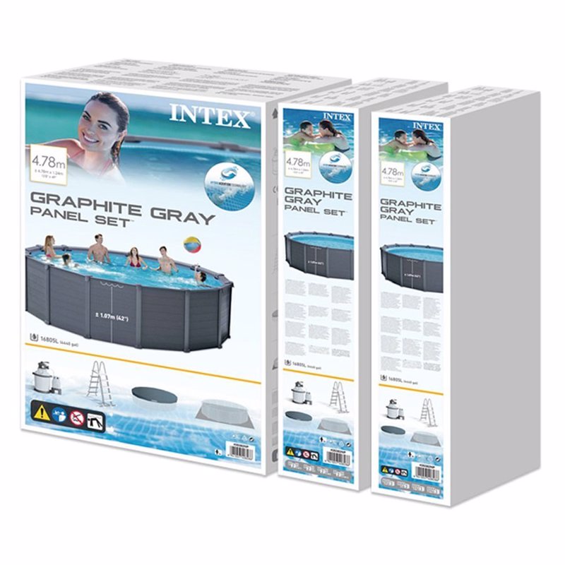 Круглый каркасный бассейн Intex 28382 (478x124 см) Sequoia Spirit Frame Pool