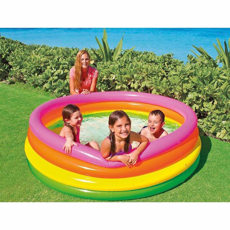 Детский надувной бассейн Intex 56441 Sunset Glow Pool (168x46 см)