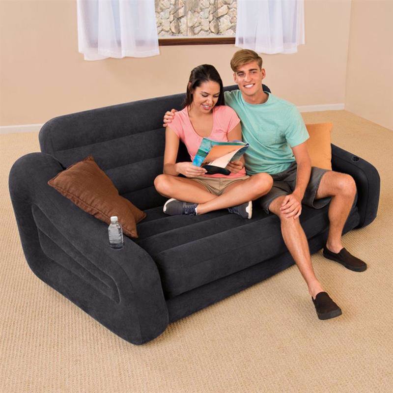 Надувной диван-трансформер Intex 68566 (193 x 221 x 66 см) Pull-Out Sofa