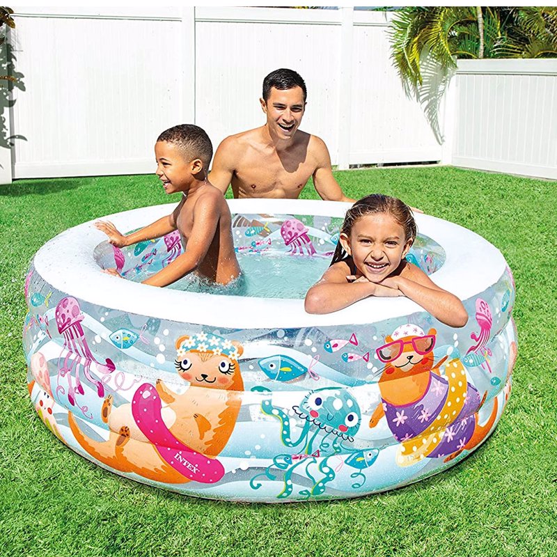 Детский надувной бассейн Intex 58480 Aquarium Pool (152х56 см)