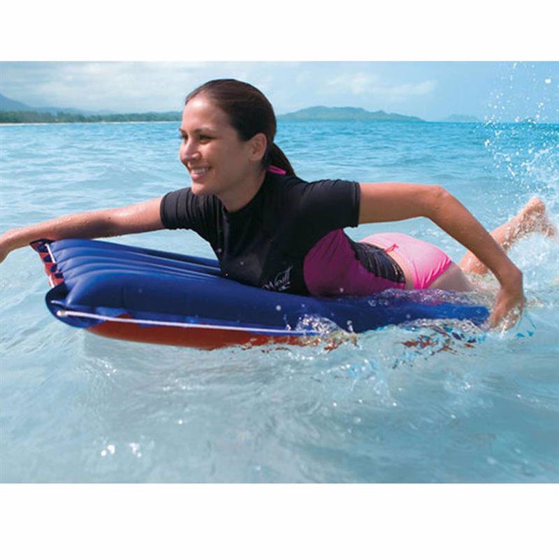 Пляжный надувной матрас для плавания Intex 59194 Canvas Surf Rider (114х74 см)