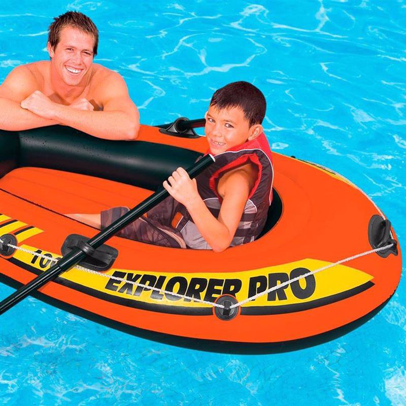 Одноместная надувная лодка Intex 58355 (160х94х29 см) Explorer Pro 100