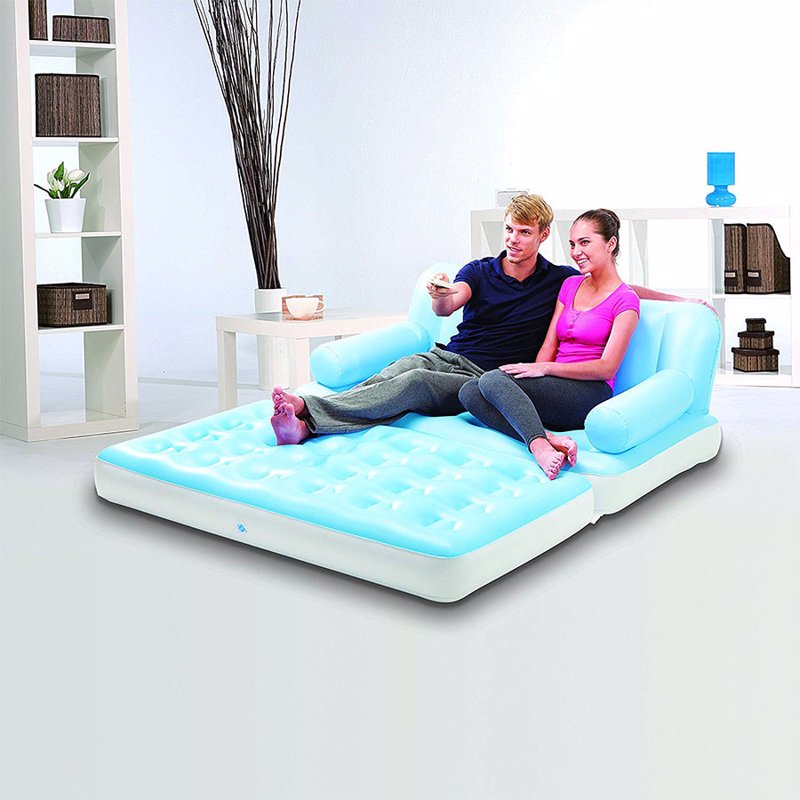 Надувной диван-трансформер Bestway 75038 (152 x 188 x 64 см) Double 5 In 1 Multifunctional Couch + Внешний электронасос 220В