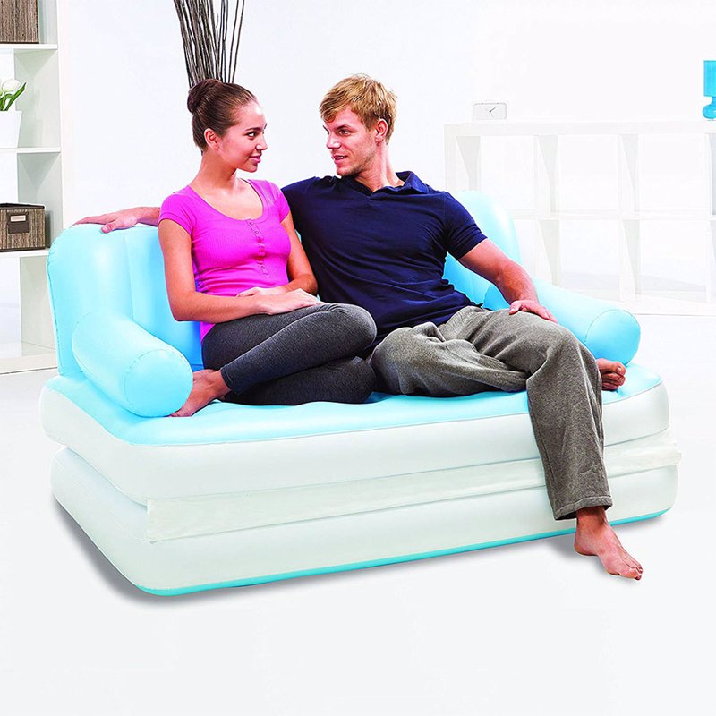Надувной диван-трансформер Bestway 75038 (152 x 188 x 64 см) Double 5 In 1 Multifunctional Couch + Внешний электронасос 220В