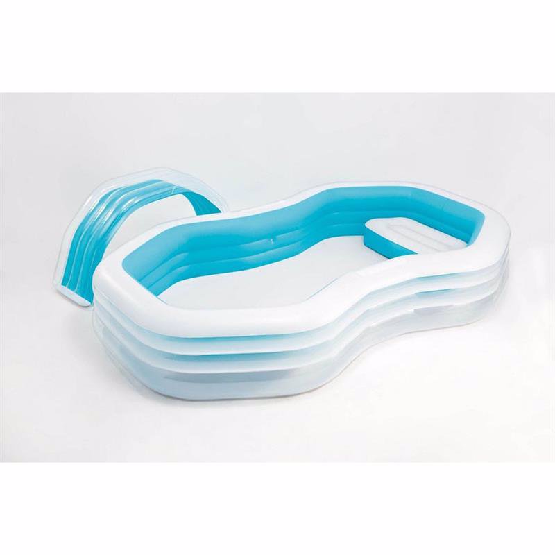 Семейный надувной бассейн Intex 57198 Swim Center Family Cabana Pool (310x188x130 см)