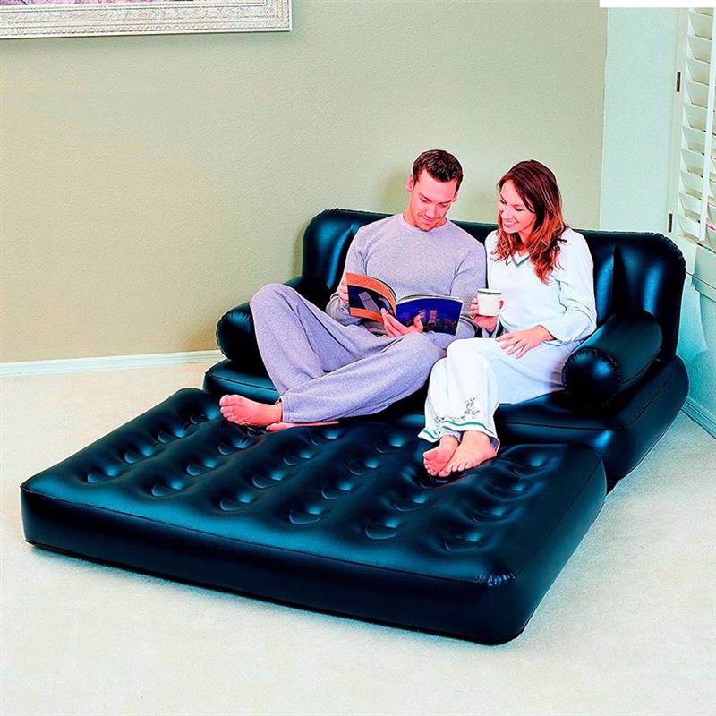 Надувной диван-трансформер Bestway 75056 (152 х 188 х 64 см) Double 5 In 1 Multifunctional Couch + Внешний электронасос 220В