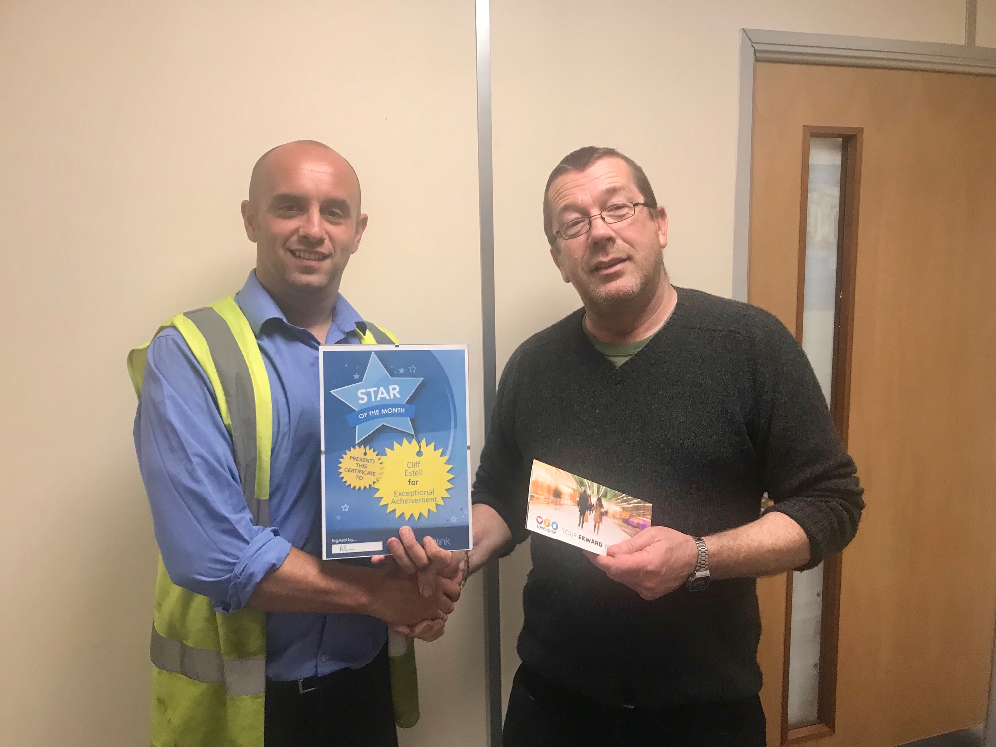 Engineer Mananger Dave and winner Cliff