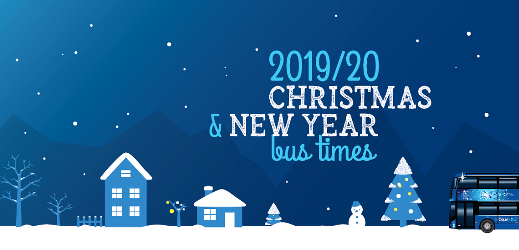 2019-20 Christmas and New Year bus times
