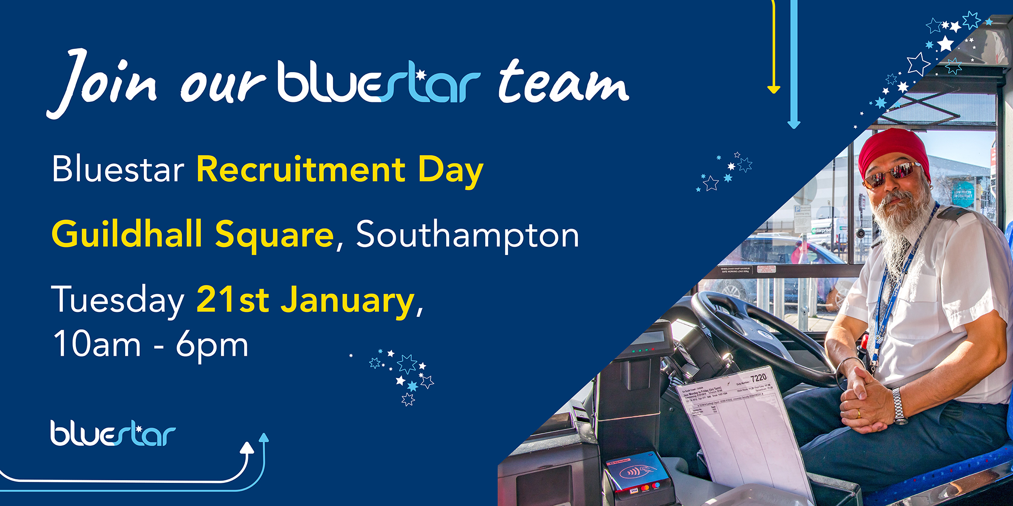 Recruitment Day - 21st January 2020 - Guildhall Square, Southampton