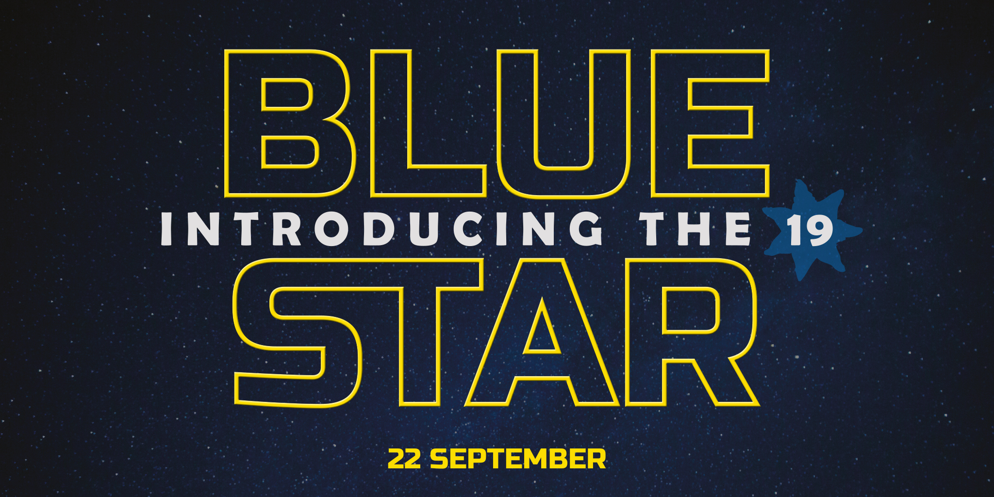 Introducing the Bluestar 19 - from 22nd September