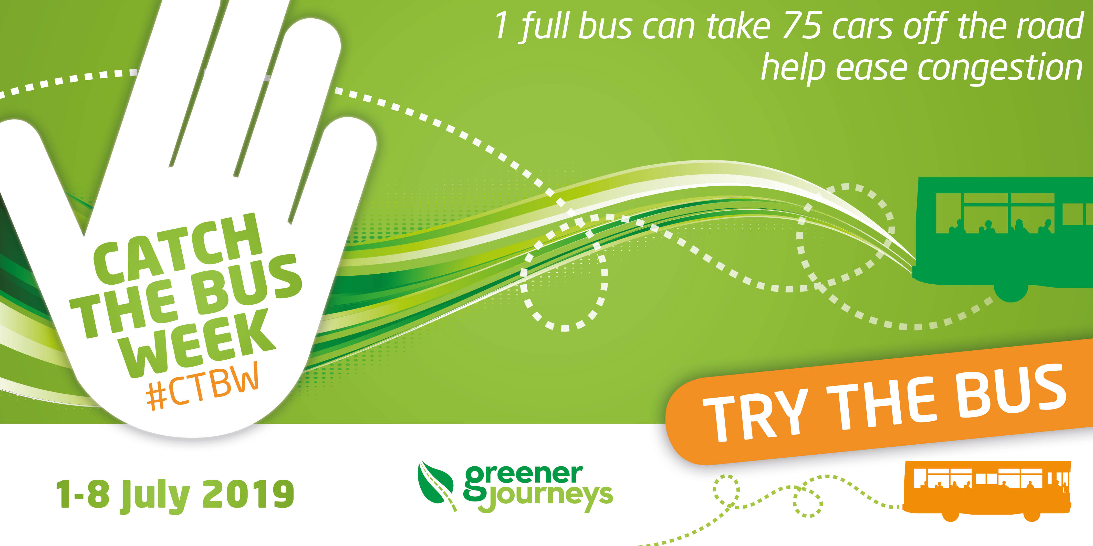 1 full double decker bus can take 75 cars off the road