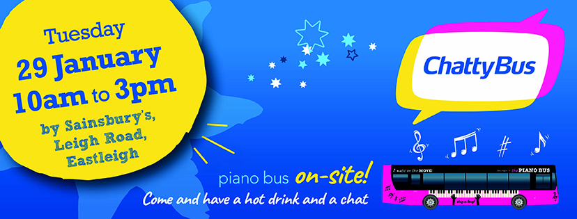 Chatty Bus event in Eastleigh on 29th Jan
