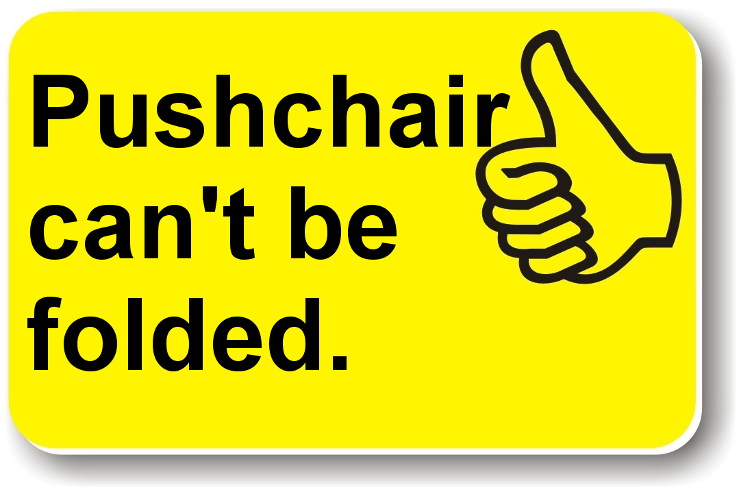 Pushchair can't be folded