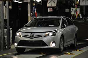 Avensis goes into production