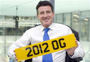 DVLA auctions Olympics plates