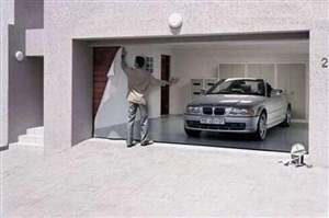 Crazy garage doors