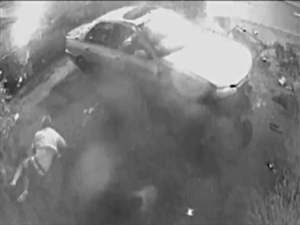 Man flipped through sunroof