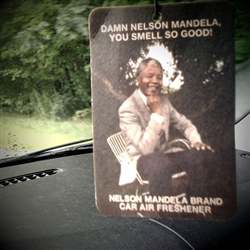 Nelson Mandela air freshener