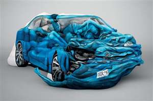 Body car crash art