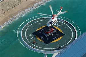Aston Martin centenary stunt