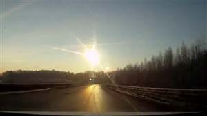 Dashcam catches meteor