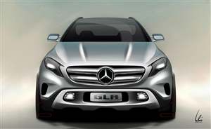 Mercedes GLA sketch revealed