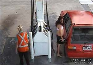 Petrol thieves bungle getaway